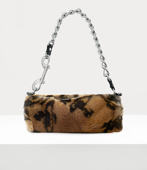 Vivienne Westwood Cylinder Bag in MULTI BEIGE/BROWN